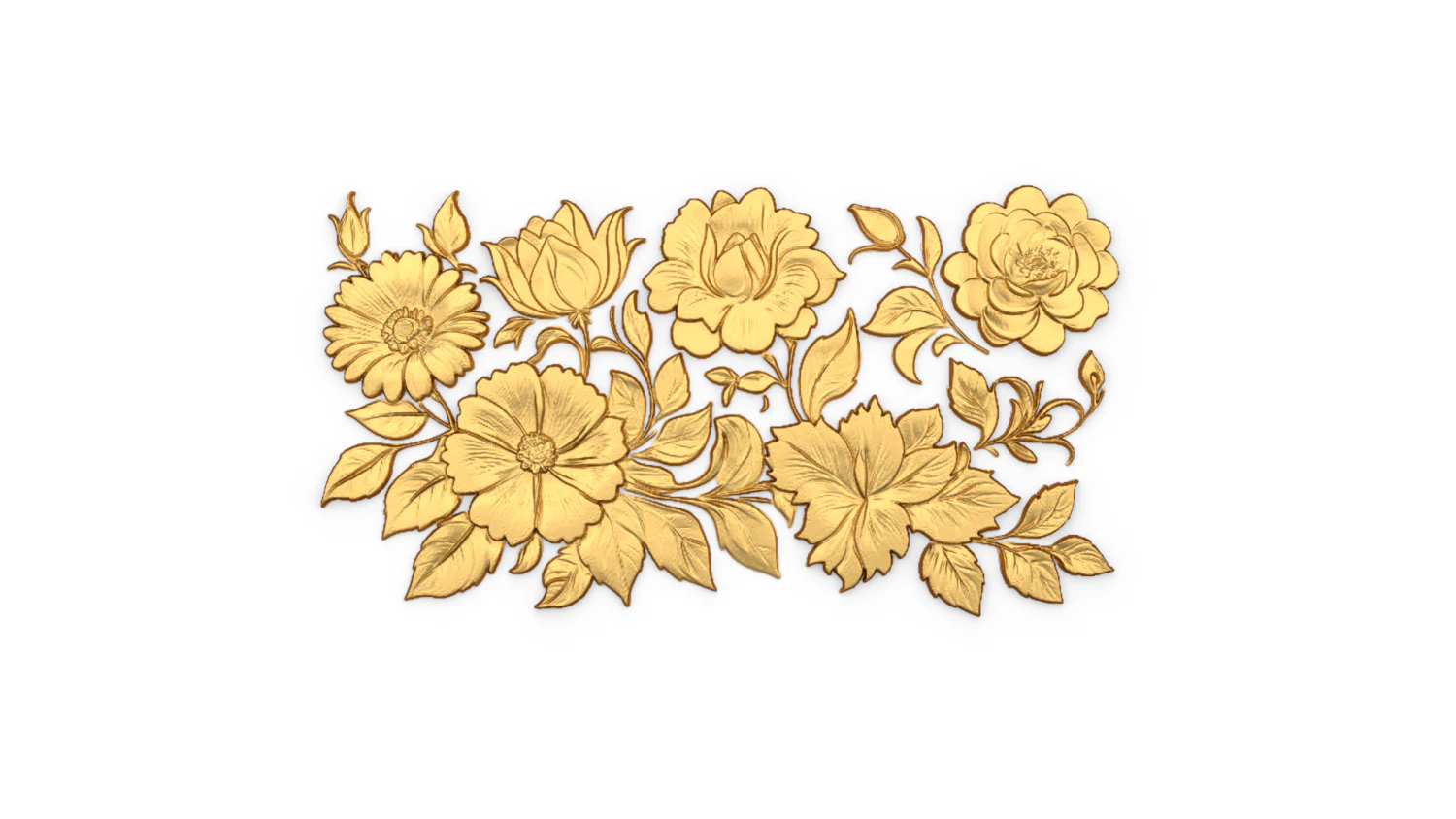 Decor set ornament 04 3D Print Model .c4d .max .obj .3ds .fbx .stl .blend