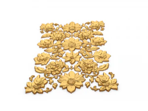 Decor set ornament 05 3D Print Model
