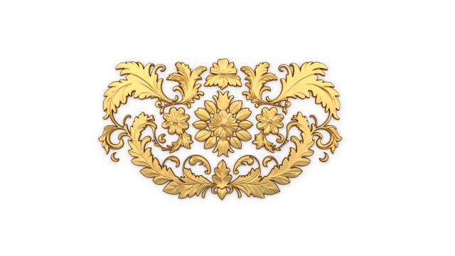 Classic decor ornament 39 3D Model .c4d .max .obj .3ds .fbx .stl .blend 