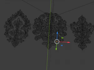 Classic decor ornament 40 3D Model
