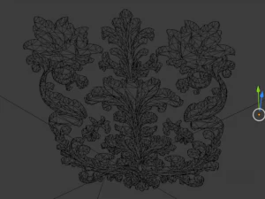Classic decor ornament 41 3D Model