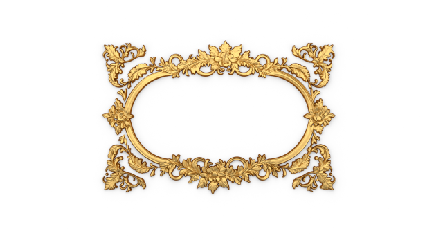 Plaster decorative frame ornament 05 3Dモデル .c4d .max .obj .3ds .fbx .stl .blend 