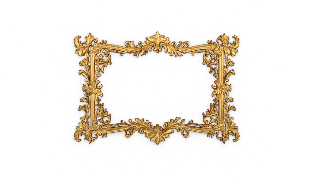 Plaster decorative frame ornament 06 3Dモデル .c4d .max .obj .3ds .fbx .stl .blend 