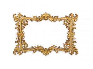 Plaster decorative frame ornament 06 3D 모델