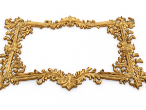 Plaster decorative frame ornament 06 3Dモデル