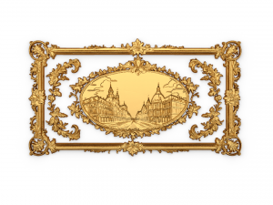 Plaster decorative frame ornament 10 3D 모델