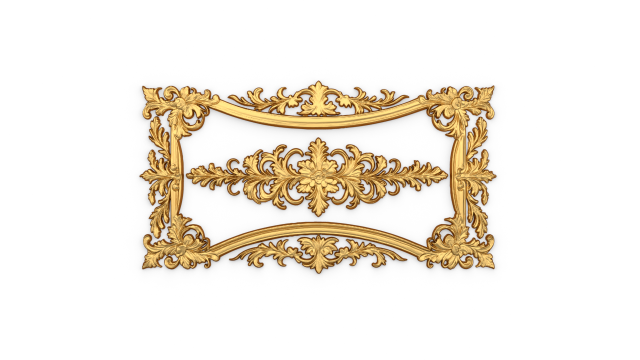 Plaster decorative frame ornament 12 Modelo 3D .c4d .max .obj .3ds .fbx .stl .blend 