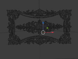 Plaster decorative frame ornament 12 Modelo 3D