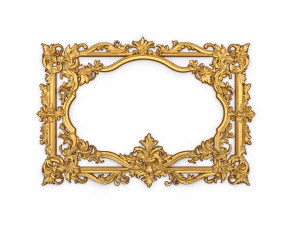 석고장식 테두리 장식 12 3D 모델