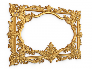 Plaster decorative frame ornament 12 3Dモデル