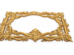 Plaster decorative frame ornament 12 3Dモデル
