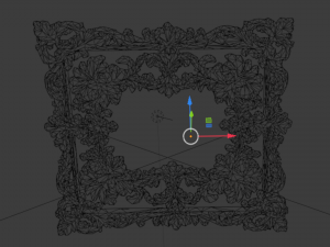 Plaster decorative frame ornament 13 3D-Modell