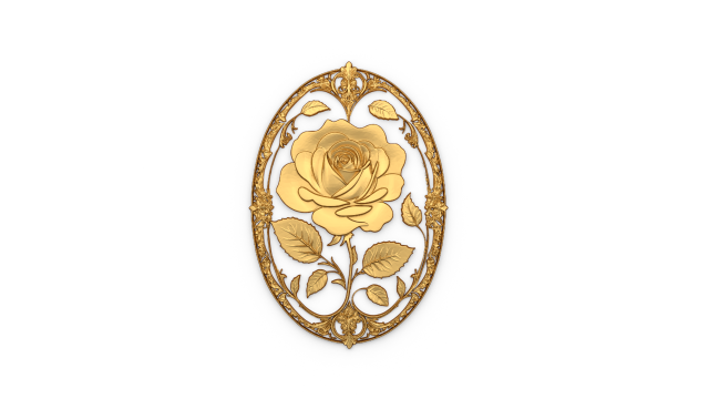 Classic oval carved decor ornament 04 3D-Modell .c4d .max .obj .3ds .fbx .stl .blend 