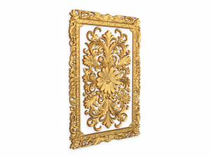 Classical door decor 01 Modello 3D
