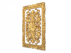 Classical door decor 01 Modello 3D
