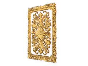 Classical door decor 01 3D Model