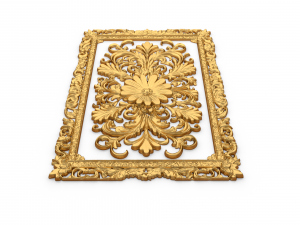 Classical door decor 01 Modello 3D