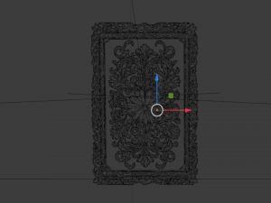 Classical door decor 01 Modello 3D