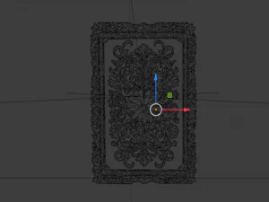 Classical door decor 01 3D Model