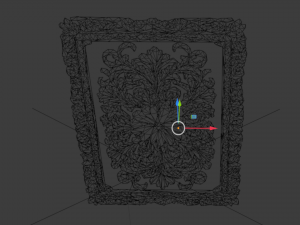 Classical door decor 01 Modello 3D