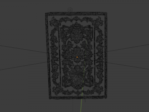 Classical door decor 03 Modelo 3D