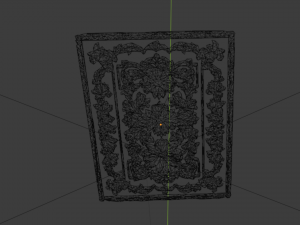 Classical door decor 03 Modelo 3D