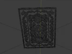 Decoraci&oacute;n de puerta cl&aacute;sica 03 Modelo 3D