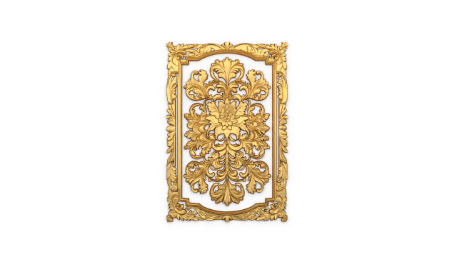 Classical door decor 04 3D 모델 .c4d .max .obj .3ds .fbx .stl .blend 