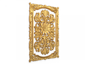 Classical door decor 04 3D 모델