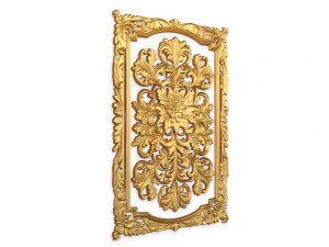Classical door decor 04 3D Model