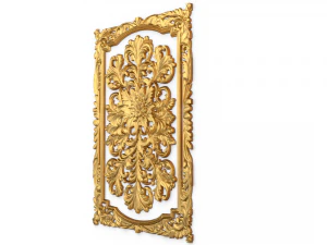 Classical door decor 04 3D Model