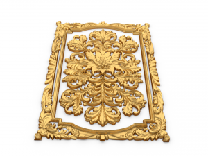 Classical door decor 04 3D 모델