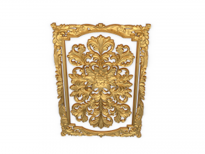 Classical door decor 04 3D 모델