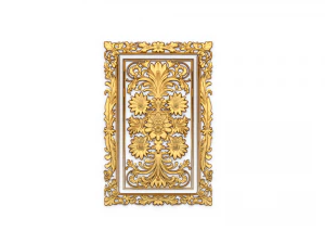 Classical door decor 04 3D Model