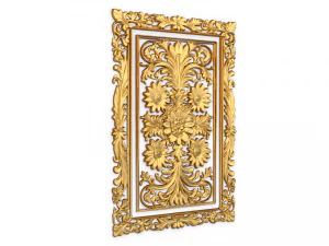 Classical door decor 04 3D Model