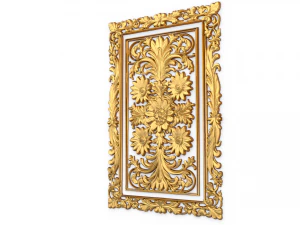 Classical door decor 04 3D Model