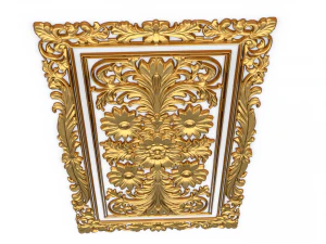 Classical door decor 04 3D Model