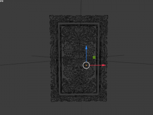 Classical door decor 04 Modèle 3D