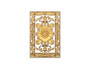 Classical door decor 05 3D 모델