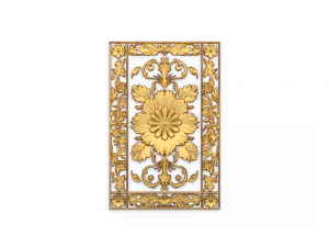 Klassiek deurdecor 05 3D Model