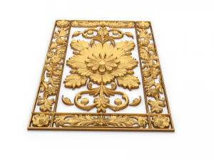 Klassiek deurdecor 05 3D Model