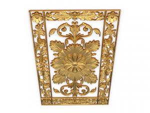 Classical door decor 05 3Dモデル