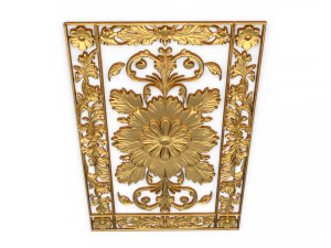 Klassiek deurdecor 05 3D Model