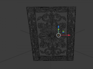 Classical door decor 05 3Dモデル
