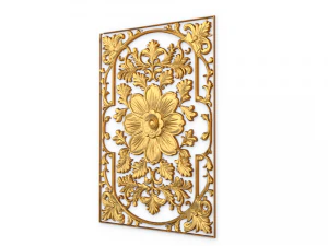 Classical door decor 06 3D Model
