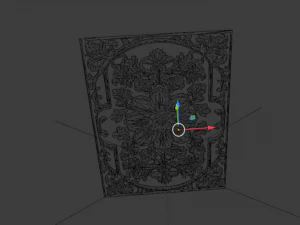 Classical door decor 06 3D Model