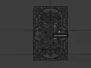 Classical door decor 06 3D Model
