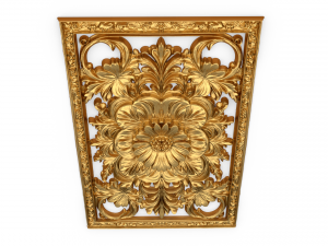 Classical door decor 07 Modelo 3D