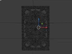 Classical door decor 07 3D Model