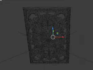 Classical door decor 07 3D Model